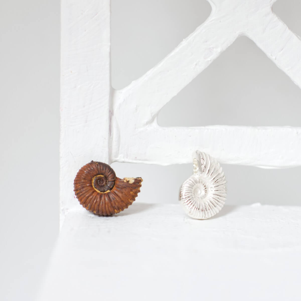 Ammonit Anhänger Silber, Muschelschmuck